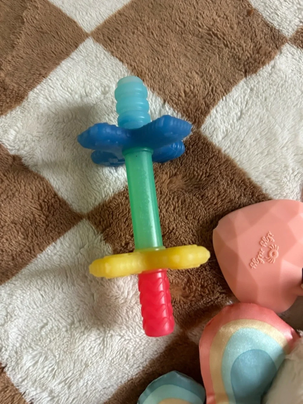 Itzy Ritzy Plush Unicorn & Teether Toy Bundle